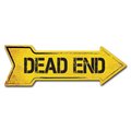 Signmission Dead End Arrow Sign Funny Home Decor 24in Wide P-ARROW8-999895